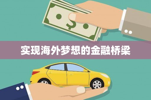 石龙实现海外梦想的金融桥梁