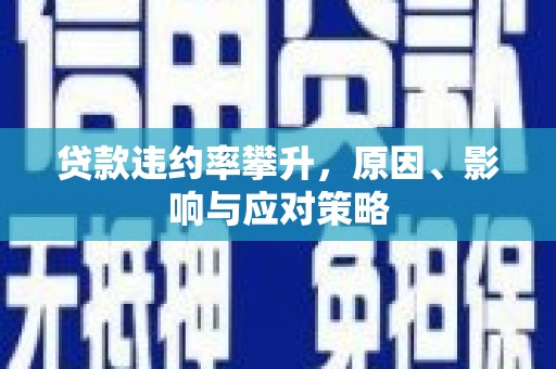 拱墅贷款违约率攀升，原因、影响与应对策略