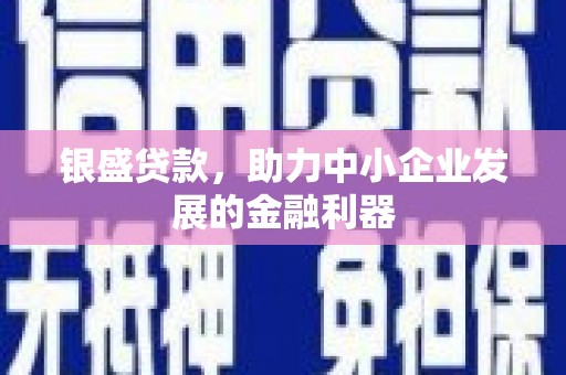 长岭银盛贷款，助力中小企业发展的金融利器