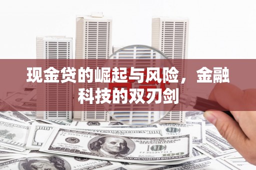 岳麓现金贷的崛起与风险，金融科技的双刃剑