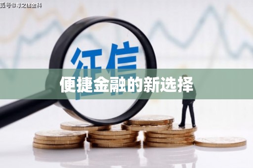 巩留便捷金融的新选择