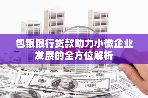 塔河包银银行贷款助力小微企业发展的全方位解析
