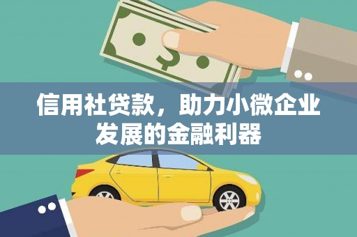南充信用社贷款，助力小微企业发展的金融利器