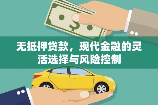 岱岳无抵押贷款，现代金融的灵活选择与风险控制