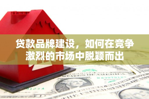 汐止贷款品牌建设，如何在竞争激烈的市场中脱颖而出