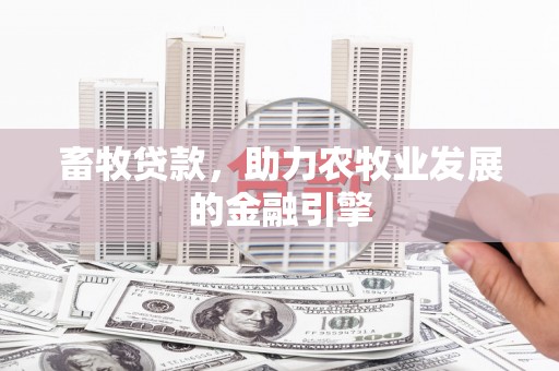 苑里畜牧贷款，助力农牧业发展的金融引擎