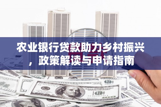 定远农业银行贷款助力乡村振兴，政策解读与申请指南