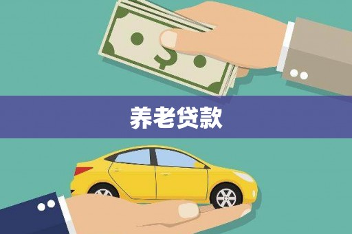 泸水养老贷款
