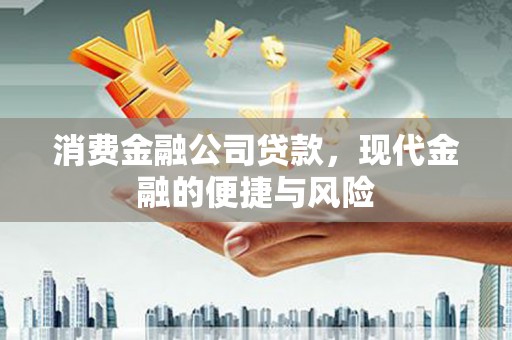 吉州消费金融公司贷款，现代金融的便捷与风险