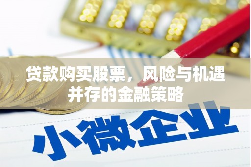 滴道贷款购买股票，风险与机遇并存的金融策略