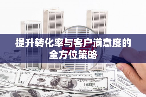 迪庆提升转化率与客户满意度的全方位策略